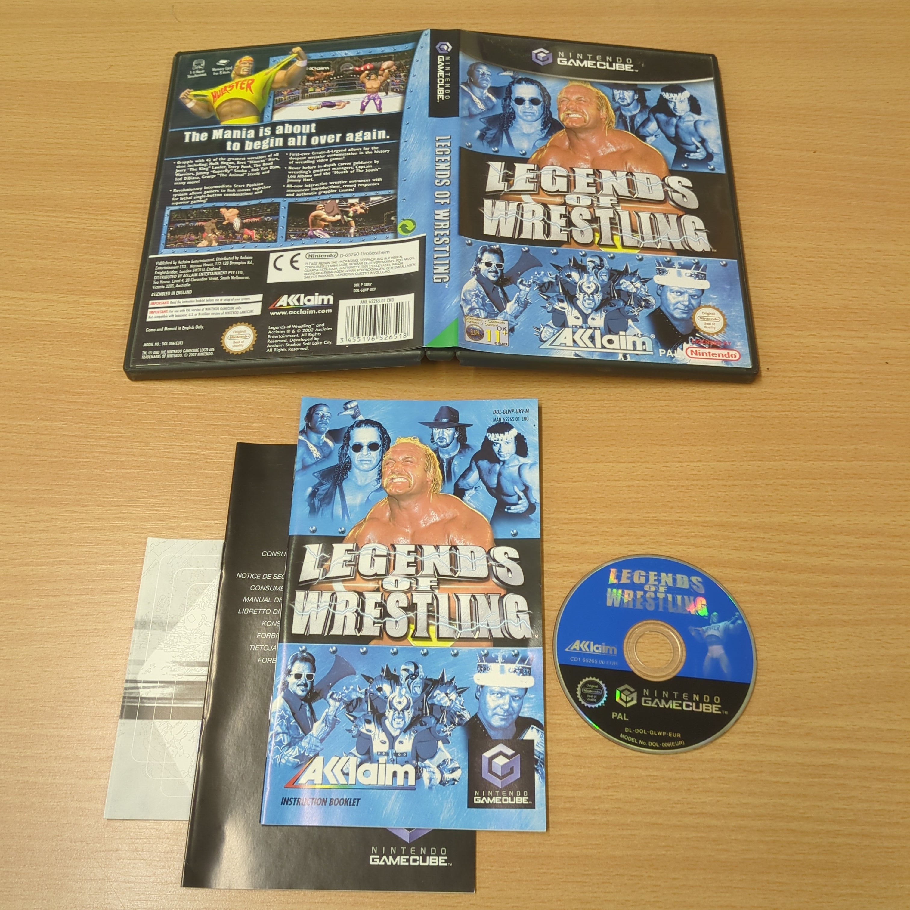 Legends of Wrestling Nintendo GameCube game Legends of Wrestling Nintendo GameCube game